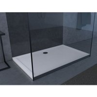 Marwell Duschtasse Duschwanne 140 x 90 cm - Hochwertige Duschtasse aus Sanitär-Acryl, passend für Duschabtrennungen mit einer Grundfläche von 140 x von AURLANE