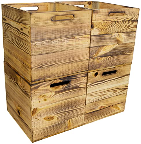 MARWOOD 4x Kallax Box Kalaxregal Boxen Aufbewahrungsbox Kallax Einsatz aus Holz I Kiste Box für Kallax Regal I Kallax Einsätze I Obstkiste| Holzkasten| DERBY MARWOOD 4x Kallax Box Kalaxregal Boxen Aufbewahrungsbox Kallax Einsatz aus Holz I Kiste Box für Kallax Regal I Kallax Einsätze I Obstkiste| Holzkasten| DERBY von MARWOOD PREMIUM QUALITY