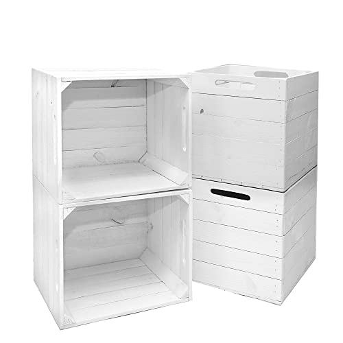 MARWOOD 4x Kallax Box Kalaxregal Boxen Aufbewahrungsbox Kallax Einsatz aus Holz I Kiste Box für Kallax Regal I Kallax Einsätze I Obstkiste| Holzkasten| NANTES MARWOOD 4x Kallax Box Kalaxregal Boxen Aufbewahrungsbox Kallax Einsatz aus Holz I Kiste Box für Kallax Regal I Kallax Einsätze I Obstkiste| Holzkasten| NANTES von MARWOOD PREMIUM QUALITY