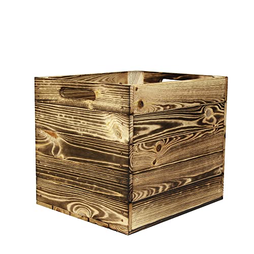 MARWOOD PREMIUM QUALITY Kallax Box Kalaxregal Boxen Aufbewahrungsbox Einsatz aus Holz I Kiste für Regal Einsätze DERBY, 37 x 32 33 cm von MARWOOD PREMIUM QUALITY