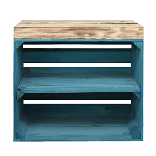 Marwood | Multifunktionales Schuhregal | Elegant | Langlebig | Praktisch | Ausgestattet mit Einer Sitzgelegenheit | Klein im Format | Aus Holz | Ideal für den Flur | Fertig montiert | Grün/Naturlich Marwood | Multifunktionales Schuhregal | Elegant | Langlebig | Praktisch | Ausgestattet mit Einer Sitzgelegenheit | Klein im Format | Aus Holz | Ideal für den Flur | Fertig montiert | Grün/Naturlich von MARWOOD PREMIUM QUALITY