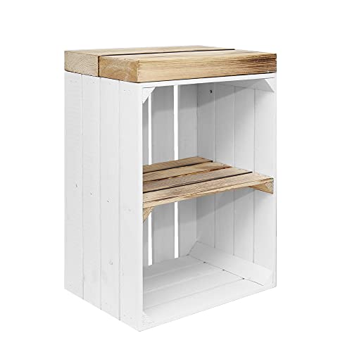 Marwood | Multifunktionales Schuhregal | Elegant | Langlebig | Praktisch | Ausgestattet mit Einer Sitzgelegenheit | Klein im Format | Aus Holz | Ideal für den Flur | Fertig montiert | Weiß Marwood | Multifunktionales Schuhregal | Elegant | Langlebig | Praktisch | Ausgestattet mit Einer Sitzgelegenheit | Klein im Format | Aus Holz | Ideal für den Flur | Fertig montiert | Weiß von MARWOOD PREMIUM QUALITY
