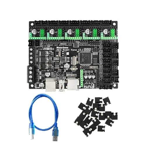 MARYS ELLEAY Twoeagles DB-3D-Druckerteile Makerbase MKS Robin Nano V3.1 3D-Drucker-Steuerplatine Motherboard TS35 TFT-Touchscreen kompatibel TMC2209 (MKS Robin Nano V3.1) von MARYS ELLEAY