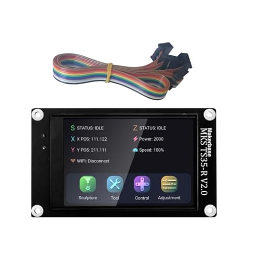 MARYS ELLEAY Twoeagles MKS DLC32 v2 32bits GRBL Offline Wifi Controller TS35-R LCD Display CNC3018 MAX PRO Upgrade Kits für CNC Lasergraviermaschine (MKS DLC32 TS35-Set2) von MARYS ELLEAY