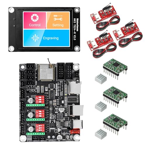 MKS DLC32 v2 32bits GRBL Offline Wifi Controller TS35-R LCD Display CNC3018 MAX PRO Aufrüstsätze für CNC Lasergraviermaschine (Package*5) von MARYS ELLEAY