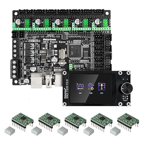MKS Robin Nano V3.1 32bit 168MHz Controller Motherboard TS35 Touchscreen Display WIFI Modul Robin Board für 3D Drucker SP-5 (Package*3) von MARYS ELLEAY