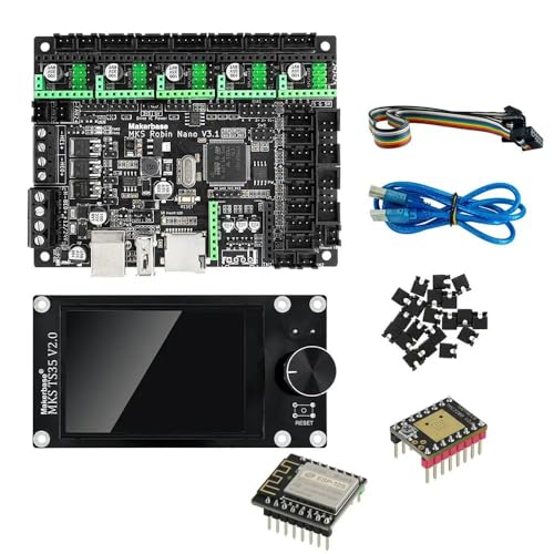 TwoEagles MKS Robin Nano V3.1 32bit 168MHz Controller Motherboard TS35 Touchscreen Display WIFI Modul Robin Board Fit UART3 Dual Z-Achse (With WIFI TMC2209 TS35) von MARYS ELLEAY