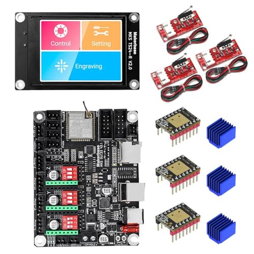 Twosheep Makerbase MKS DLC32 V2.1 32bits Motherboard Offline Controller WIFI TFT Touch Screen TS24/TS35-R For Laser Engraving Machine (Standard-7) von MARYS ELLEAY