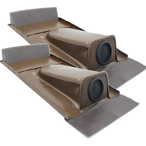 2er-Set Dachdurchführung für Tondachziegel, Braun pulverbeschichtet 2er-Set Dachdurchführung für Tondachziegel, Braun pulverbeschichtet von MARZARI TECHNIK