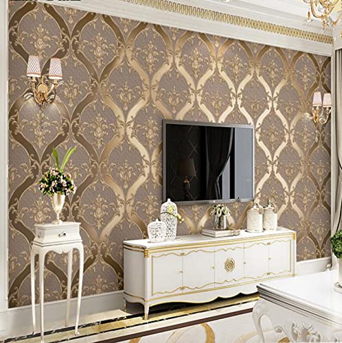 MASCLN Removable Furniture Stickers WallpaperVintage-Mustertapete nicht selbstklebend Wall Wallcoverings Decor Wallpaper Borders Stickers for Bedroom,Stairs, Dining Rooms von MASCLN