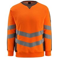 MASCOT® unisex Warnschutz-Langarmshirt Wigton  orange, dunkelanthrazit Größe 2XL von MASCOT®
