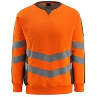 MASCOT® unisex Warnschutz-Langarmshirt Wigton  orange, dunkelanthrazit Größe M von MASCOT®