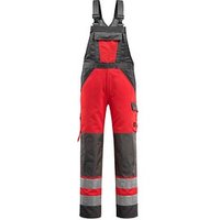 MASCOT® unisex Warnschutz-Latzhose Gosford rot, dunkelanthrazit Größe 52 von MASCOT®