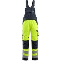 MASCOT® unisex Warnschutz-Latzhose Newcastle gelb, schwarzblau Größe 48 von MASCOT®