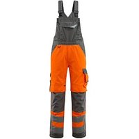 MASCOT® unisex Warnschutz-Latzhose Newcastle orange, dunkelanthrazit Größe 56 von MASCOT®