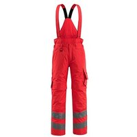 MASCOT® unisex Warnschutz-Latzhose Ashford  rot Größe 4XL von MASCOT®