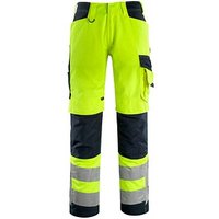 MASCOT® unisex Warnschutzhose Kendal  gelb, schwarzblau Größe 54 von MASCOT®