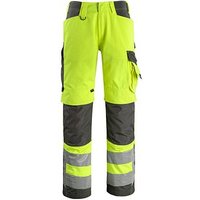 MASCOT® unisex Warnschutzhose Kendal  gelb, dunkelanthrazit Größe 24 von MASCOT®