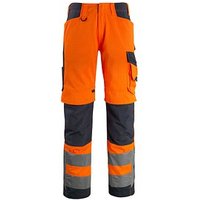 MASCOT® unisex Warnschutzhose Kendal  orange, schwarzblau Größe 24 von MASCOT®