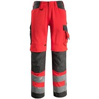 MASCOT® unisex Warnschutzhose Kendal  rot, dunkelanthrazit Größe 48 von MASCOT®