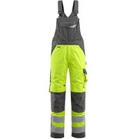 MASCOT® unisex Warnschutz-Latzhose Newcastle gelb, dunkelanthrazit Größe 23 von MASCOT®