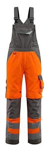 Mascot Latzhose "Newcastle" Größe L76cm/C54, 1 Stück, orange/anthrazit, 15569-860-1418-76C54 von MASCOT