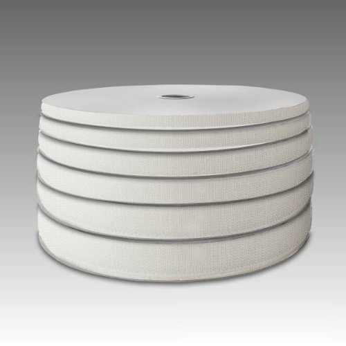 25 m Hakenband selbstklebend in weiß 38 mm breit 154P20H von MASHPAPER