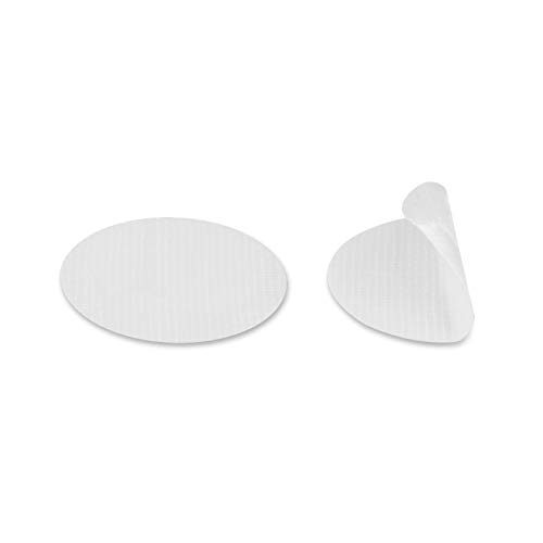 Gewebeklebepunkte Klebepunkte aus Gewebeband | 30 mm rund | Farbe frei wählbar | weiß 100 Stück von MASHPAPER