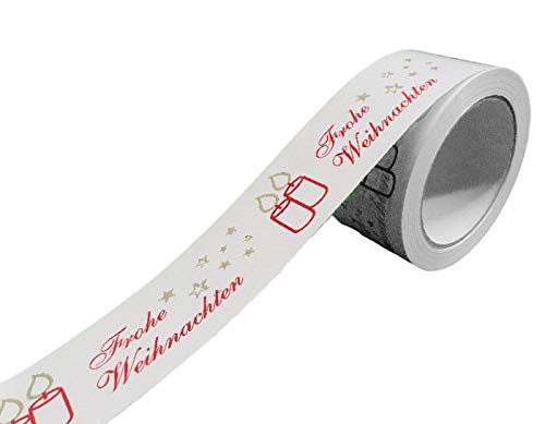 Weihnachten Klebeband Packband Frohe Weihnachten Weihnachtsklebeband… von MASHPAPER