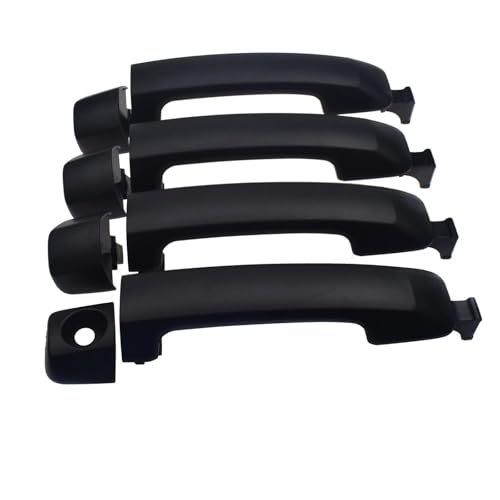 MASHRGX Außentürgriffe 4 Stück Mattschwarze Türaußengriffe Für Toyota Für Sequoia 5.7L 2008–2019 Für Tundra 4.6L 2007–2020 Vorne Hinten Links Rechts von MASHRGX