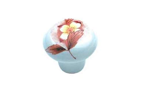 Masidef Braun Porzellan Blumen, rund, 30 mm Durchmesser von Masidef