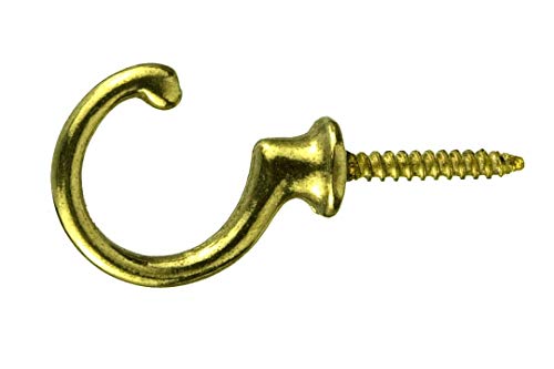 Masidef DY6020045 Messing Gardinenhaken 2-teilig, 45 mm Größe von MASIDEF MEMBER OF THE WüRTH GROUP