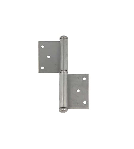 MOBILA Masidef Eisenfeige rechts Scharniere, 2 Teile, 100 mm Länge x 1,2 mm Breite von MOBILA