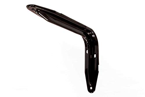 Masidef Nervata Regalhalter, 140 mm x 200 mm, Größe, Schwarz von MOBILA