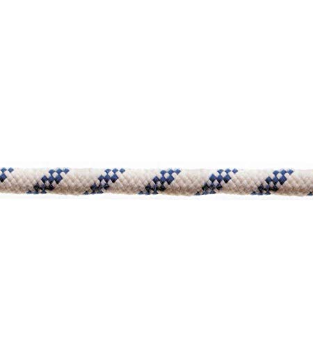 Masidef Polyester-Seil mit 250 kg Belastungsgrenze, 12 mm Durchmesser x 5 Meter Länge, Weiß/Blau von MASIDEF MEMBER OF THE WüRTH GROUP