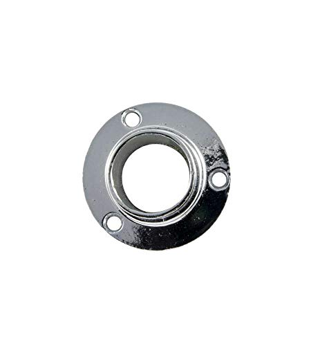 MASIDEF Seitlicher Rohrhalter mit verchromtem Metallwinkel von MASIDEF