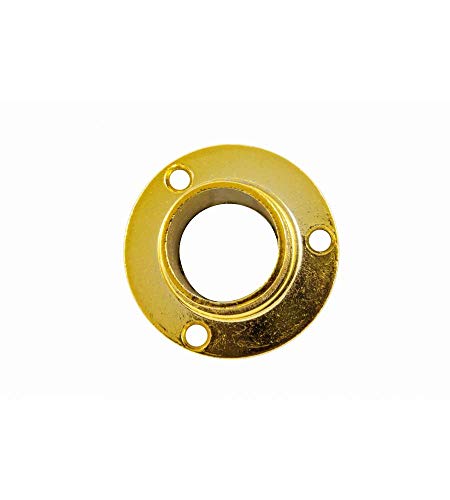 MASIDEF Seitlicher Rohrhalter aus Messing mit Metallklingel von MASIDEF