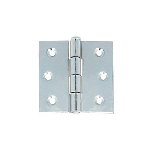 MOBILA Masidef Verzinktes Eisen Schwere Scharniere 2 Teile, 75 mm x 75 mm Größe von MOBILA