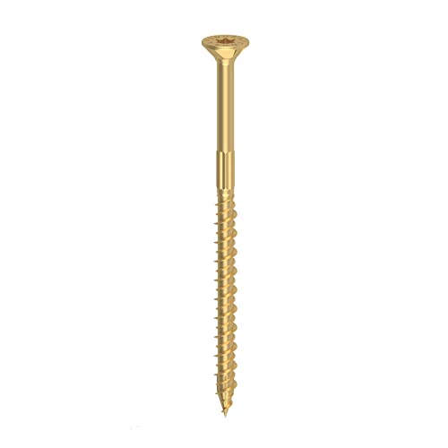 Schrauben PRO TPS für tragende Holzkonstruktionen, TORX 6,0 x 80 mm, gelb verzinkt, 100 Stück von Masidef member of the würth group