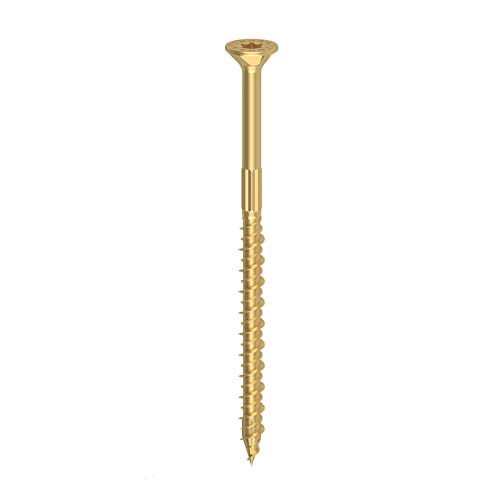 Schrauben PRO TPS für Holzträger, Torx 5,0 x 70 mm, verzinkt, Gelb, 200 Stück von Masidef member of the würth group