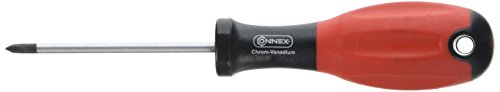 Connex COX352000 Schraubendreher PH 0 60mm, silber/schwarz/rot von MASIDEF