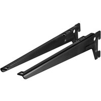 Dolle Winkelträger 1-Reihig 28 cm schwarz Metall von MASIDEF