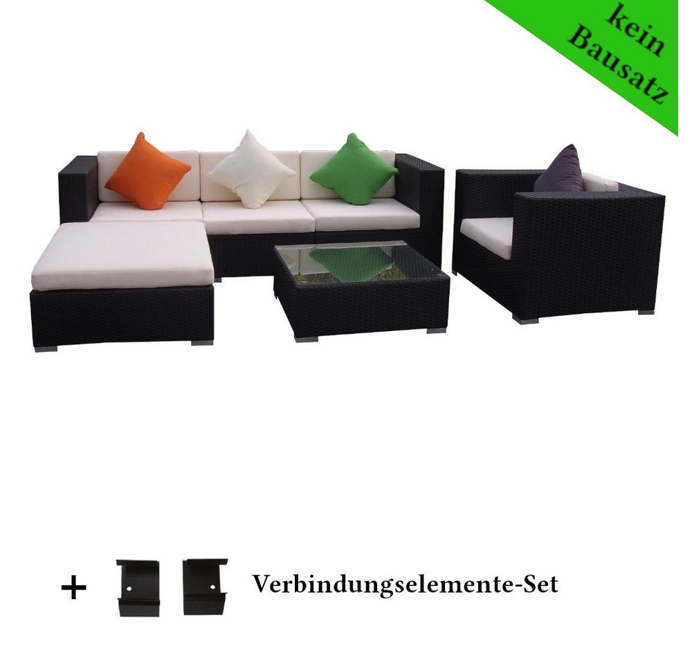 MASILY Gartenlounge-Set Poly Rattan Gartenmöbel Florida, Gartenlounge Sitzgruppe von MASILY