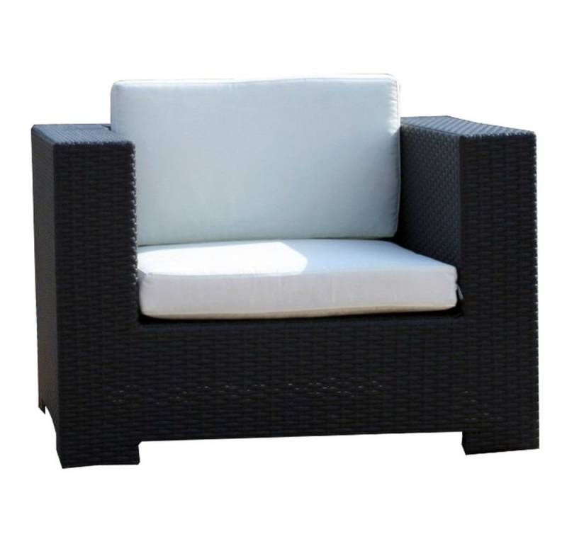 LinJa Gartenlounge-Set Poly Rattan Gartenmöbel G-Sessel, Alu Garnitur Lounge Garten Sitzgruppe Gartenset von LinJa