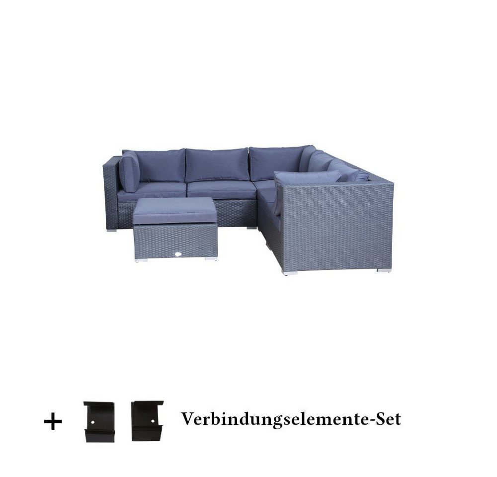 MASILY Gartenlounge-Set Poly Rattan Gartenmöbel Palma, Gartenlounge Sitzgruppe von MASILY