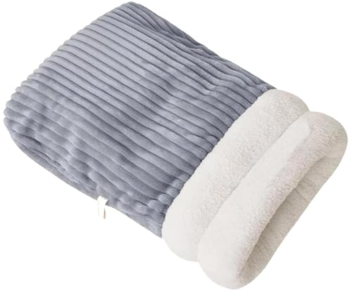 MASINIES Großer Katzenschlafsack, weicher Hundeschlafsack, warmer Schlafsack, Katzen-Winterschlafsack, 360° winddicht, Haustiernest Bett, selbstwärmendes Bett (#1) von MASINIES