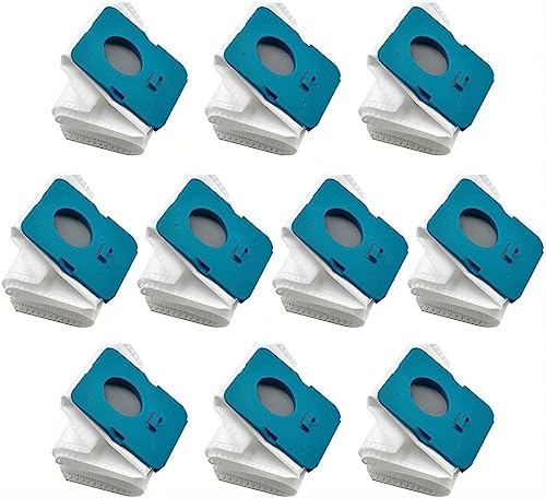 Staubbeutel Clean Station Staubbeutel Zubehör Staubsauger Filtertüten Ersatz Kabelloser Stick Staubsauger Ersatzteile Kompatibel mit Samsung BESPOKE Jet VCA-ADB95 (10 Pack) von MASINIES