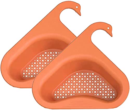 Swan Abflusskorb, für Küche, Lebensmittel, Spüle, dreieckiges Ecksieb, Spüle, Filter, hängendes Filter-Abtropfgestell, Ecksieb für Küchenspüle, passend für alle Spülen (#3) von MASINIES