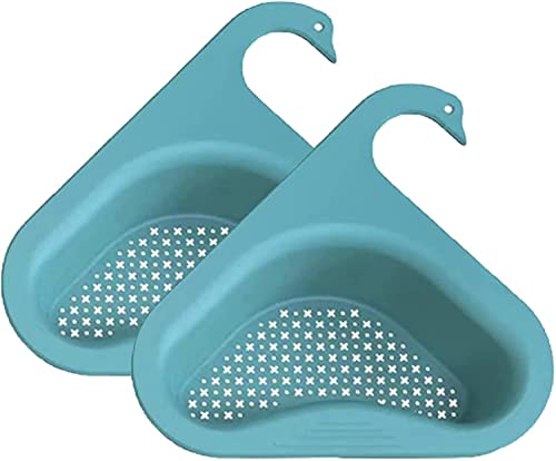 Swan Abflusskorb, für Küche, Lebensmittel, Spüle, dreieckiges Ecksieb, Spüle, Filter, hängendes Filter-Abtropfgestell, Ecksieb für Küchenspüle, passend für alle Waschbecken (#4) von MASINIES