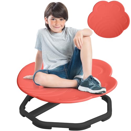 MASISDAOZ Drehstuhl für autistische Kinder, sensorischer Drehstuhl, Sitz- und Drehstuhl, Autismus, ADHS-Stühle mit rutschfester Metallbasis, sensorischer Drehsitz für Kinder, Training der von MASISDAOZ